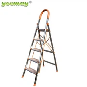 Escadas com degrau largo